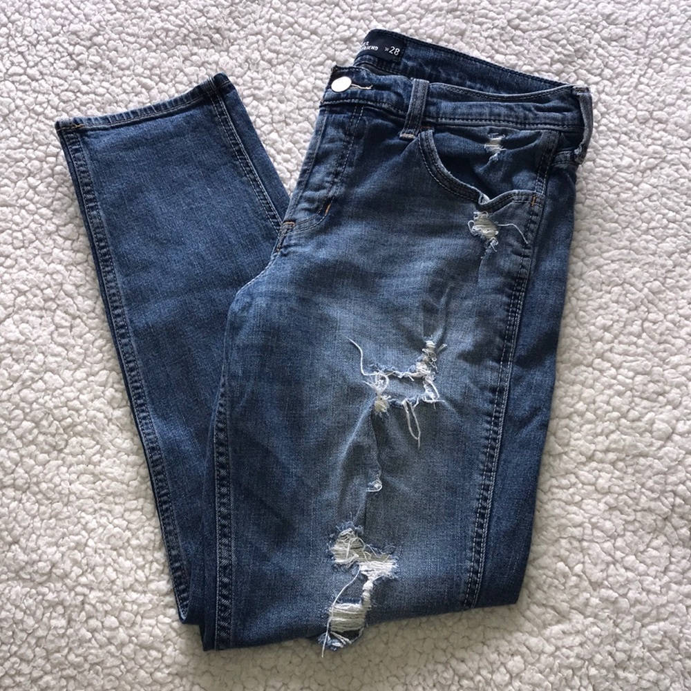 Hollister boyfriend jeans